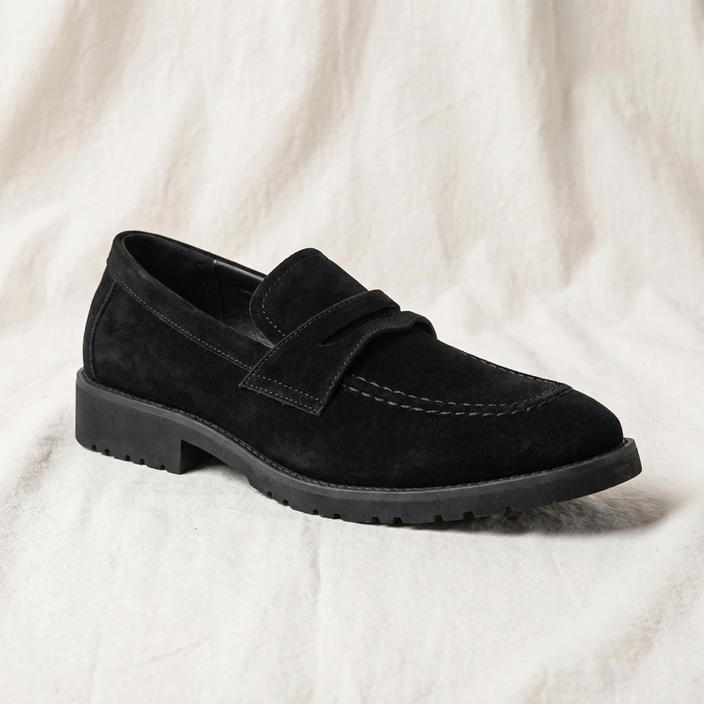 Black Julian Suede Loafers 1