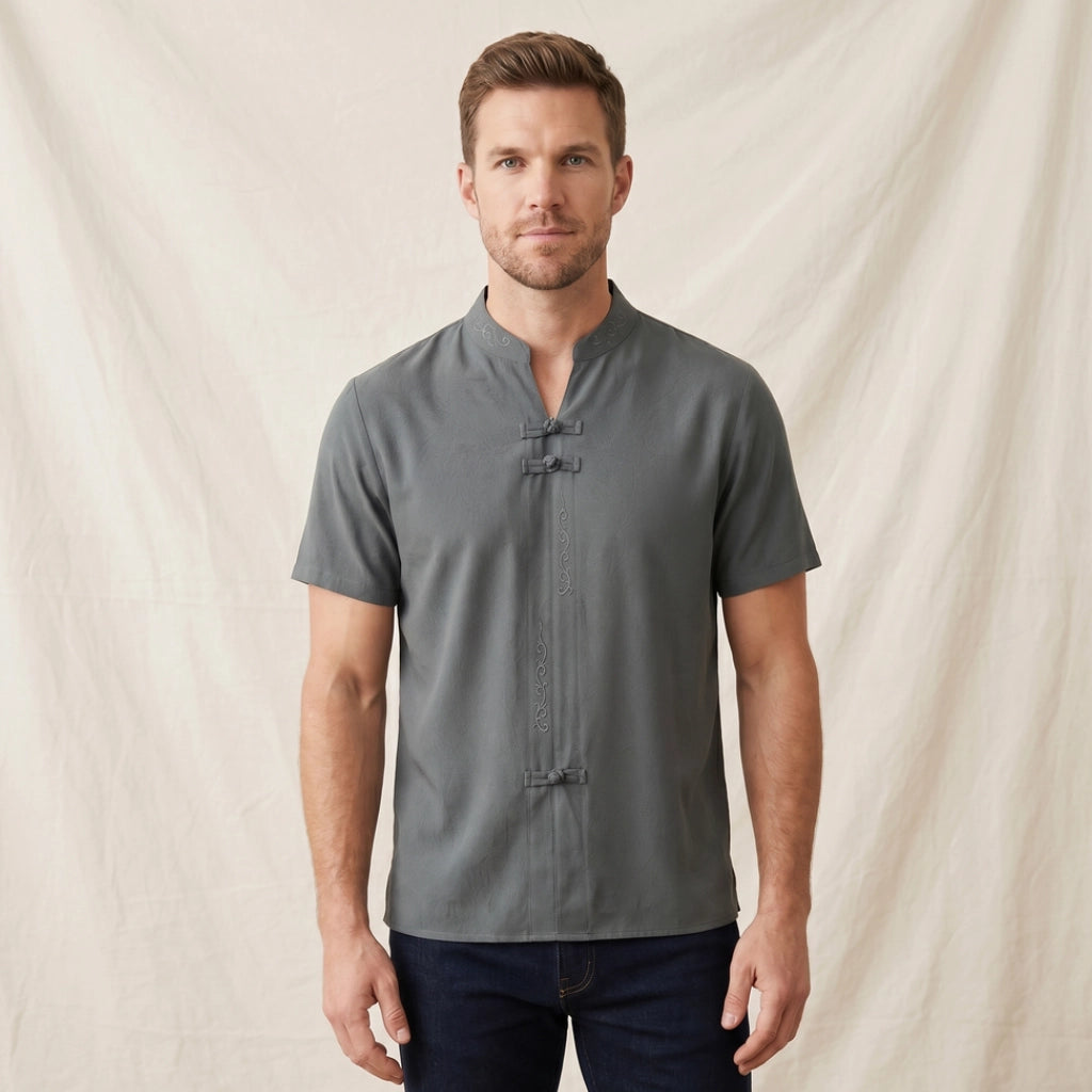Briggs Mandarin Collar T-Shirt