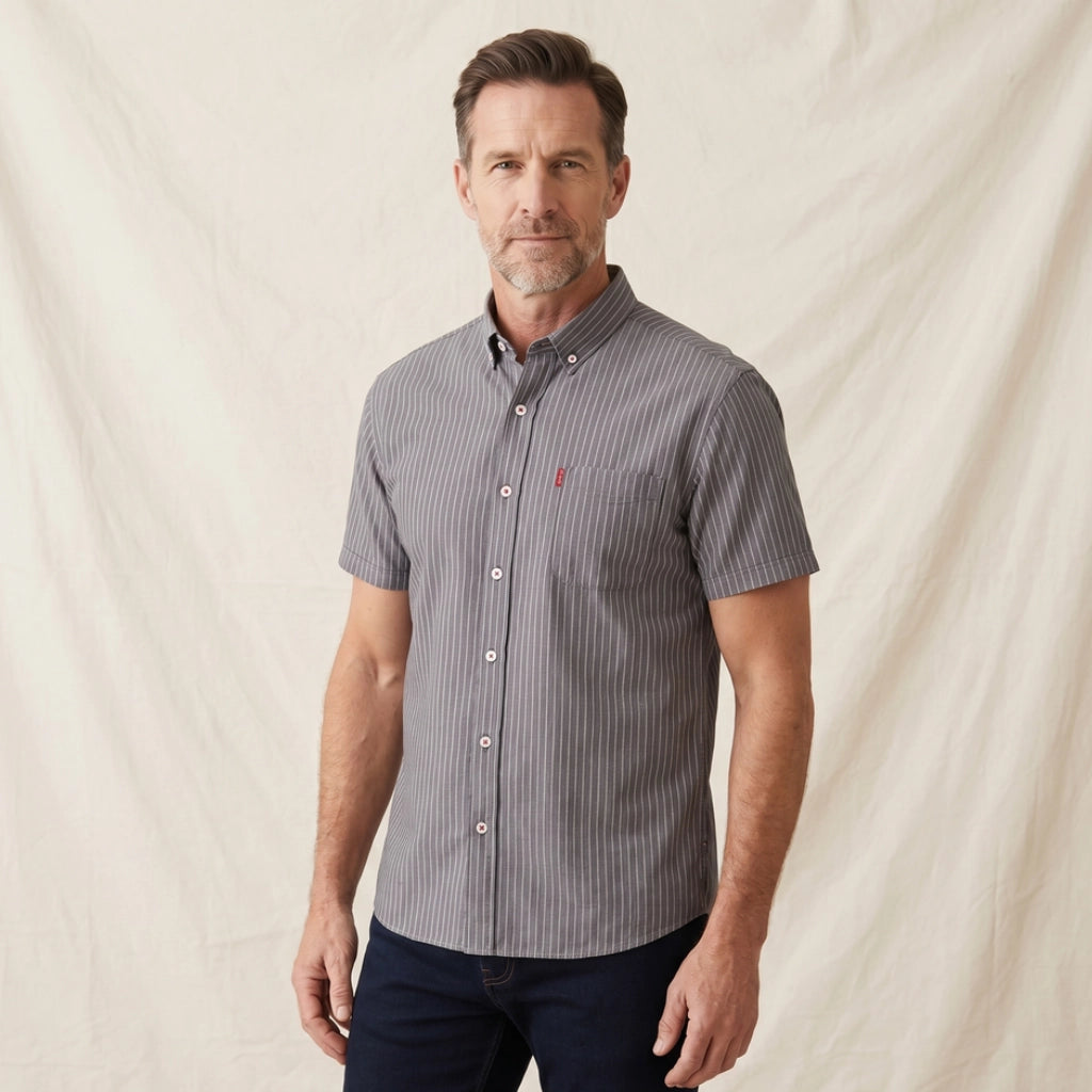 Easton Cotton Striped Shirt