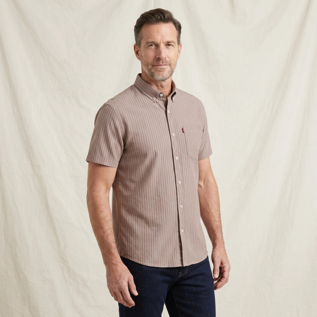 Easton Cotton Striped Shirt