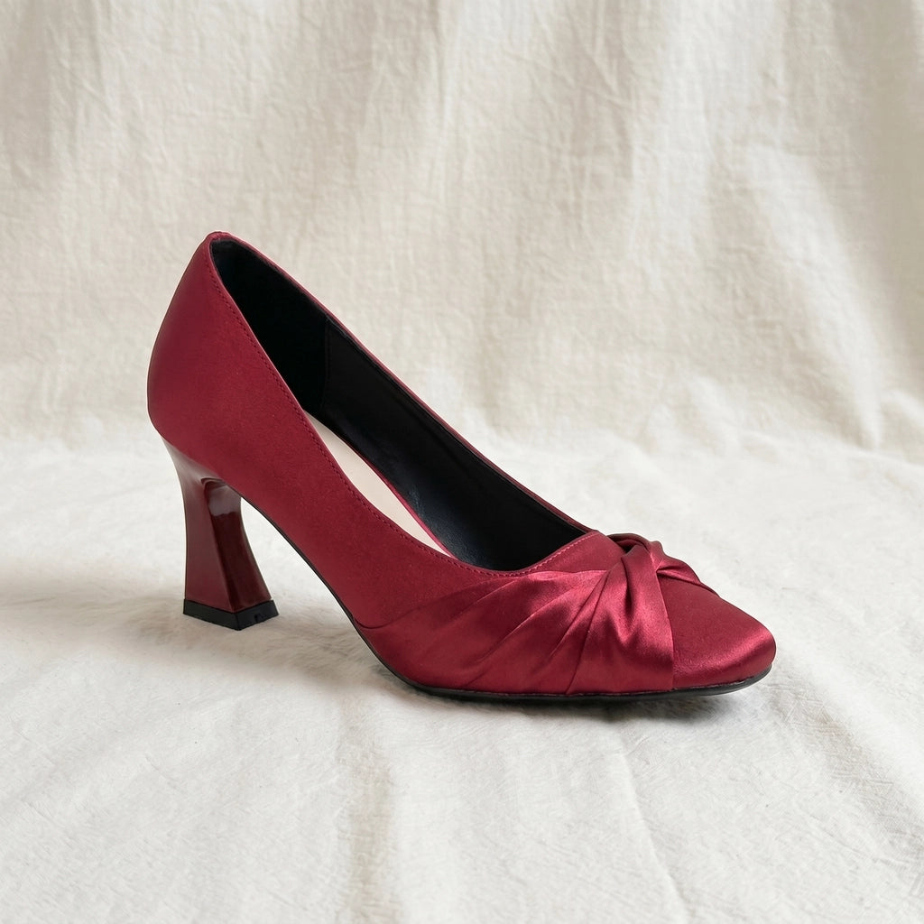 Monroe Square-Toe Block Heels