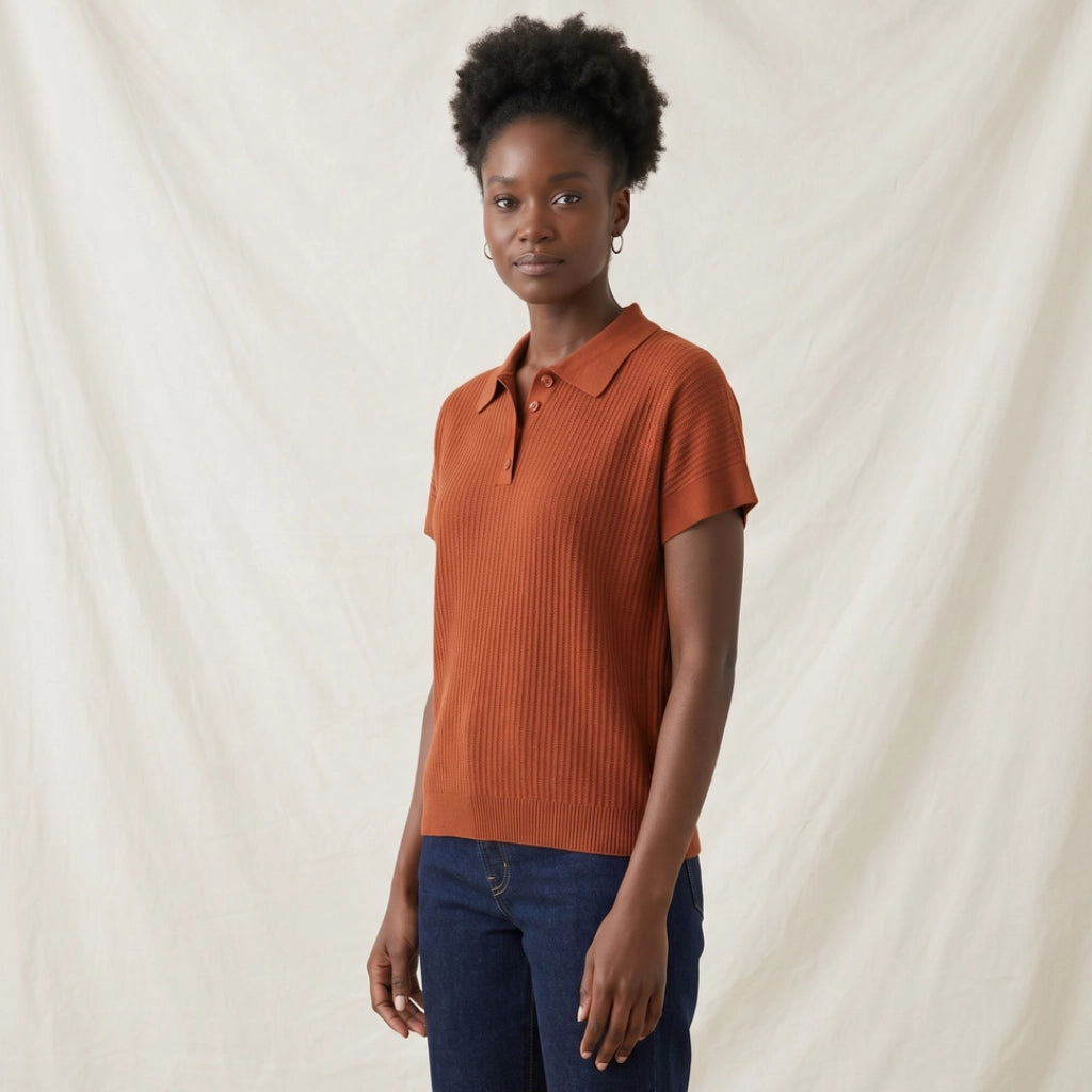 Warren Tencel Knit Polo