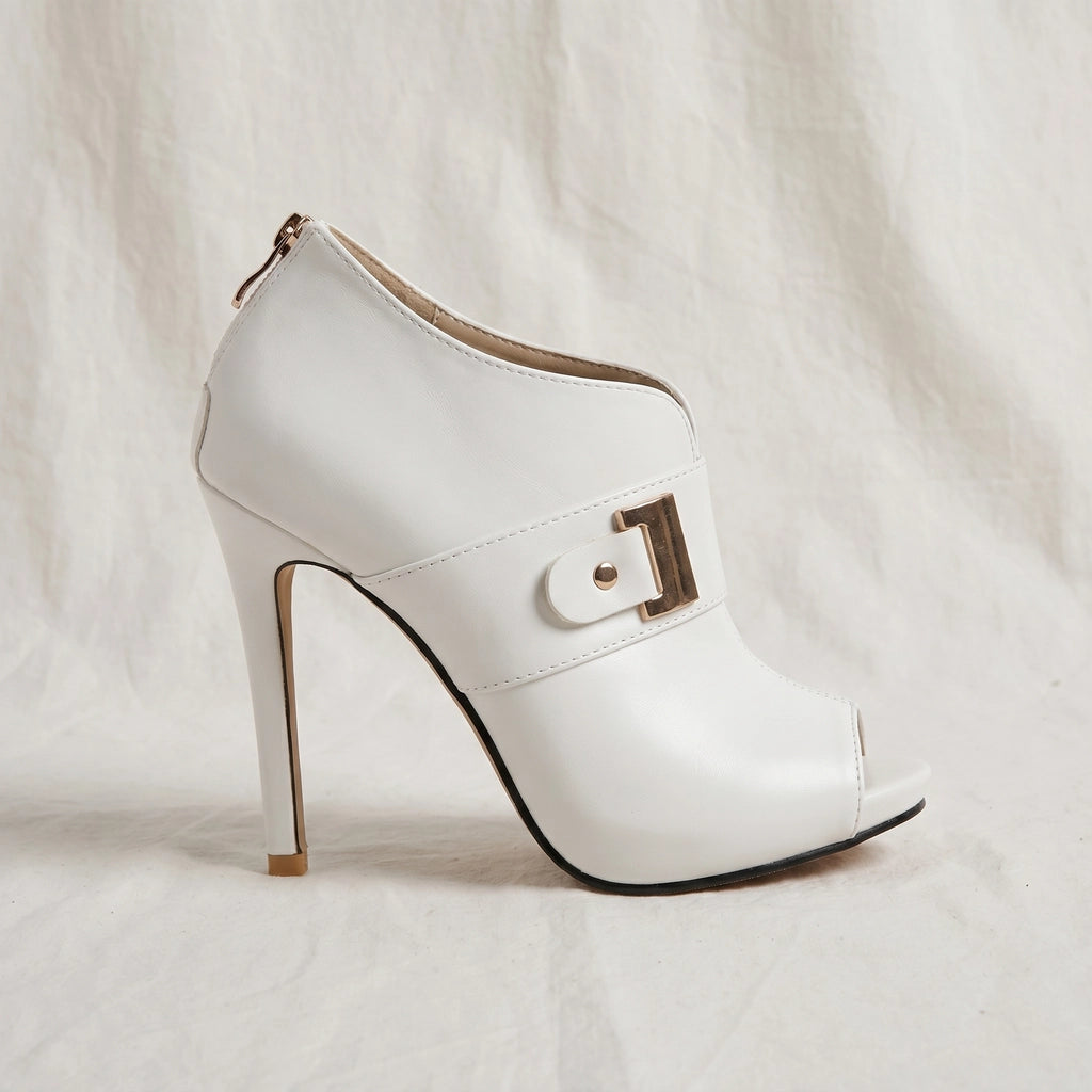 Naomi Open-Toe Buckle Heelss 1