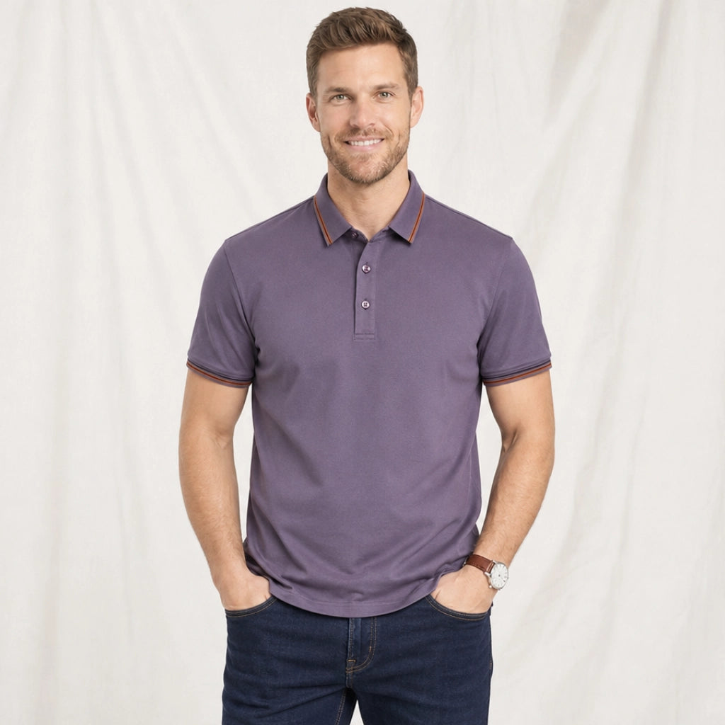 Buchanan Silk Blend Polo Shirt