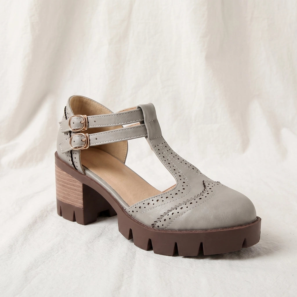 Bellamy T-Strap Block Heels