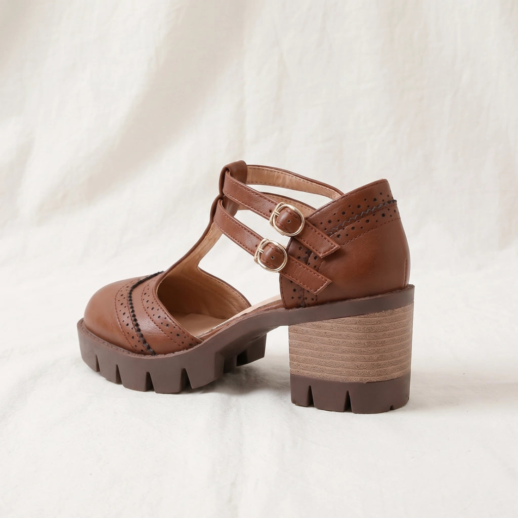 Bellamy T-Strap Block Heels