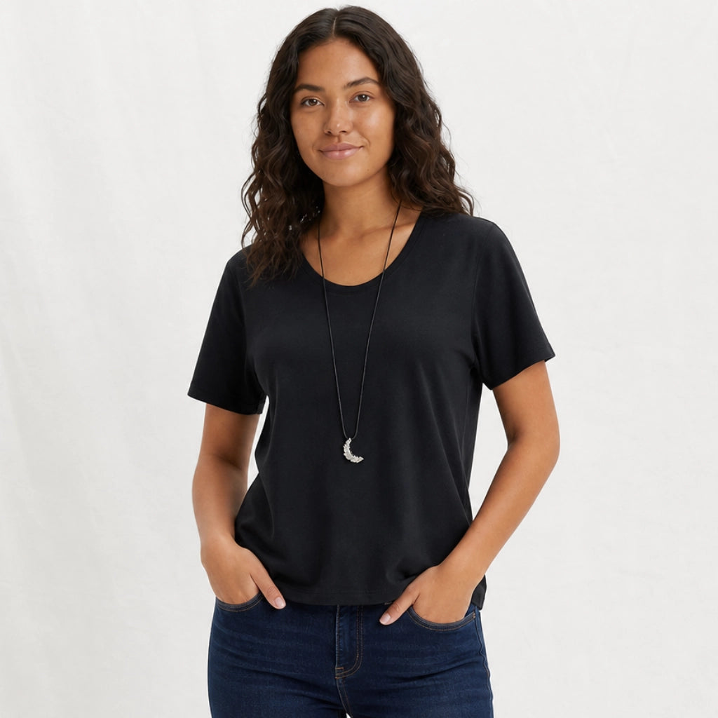 Heath Cotton V-Neck T-Shirt