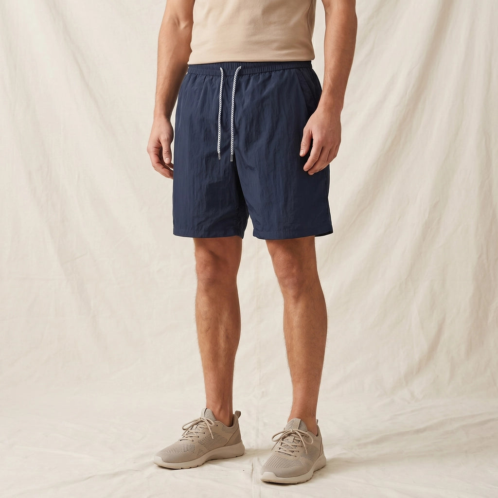 Navy Crawford Breathable Training Shorts 2