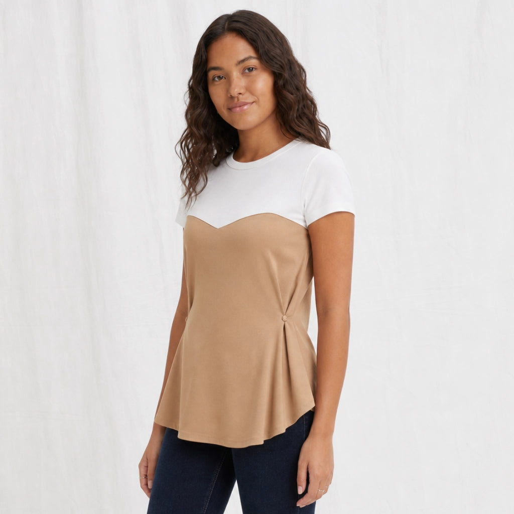 Levi Layered Short-Sleeve Top