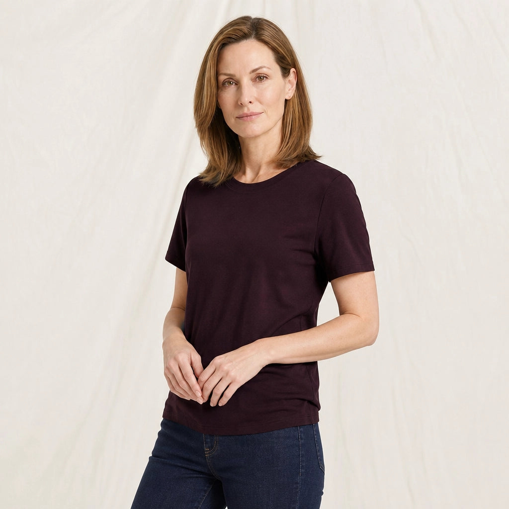 Grape Purple Arthur Slim Fit T-Shirt 1