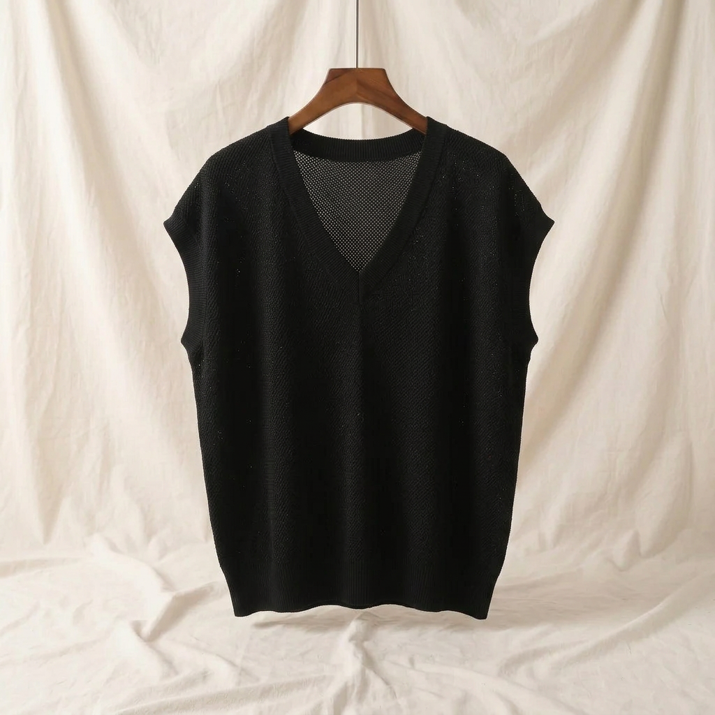 Stella | Womens V Neck Knit Shirt