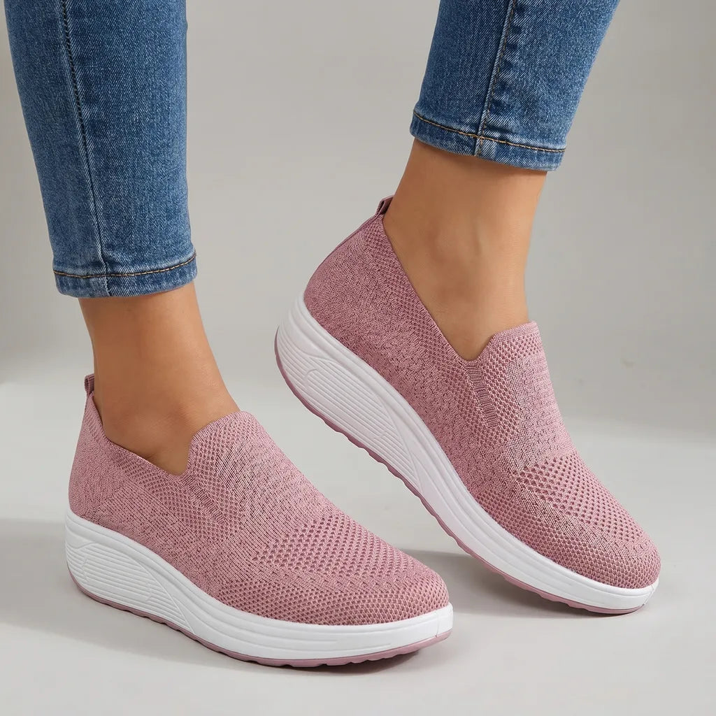 Adriana Platform Loafers - Color:Pink;Size:36