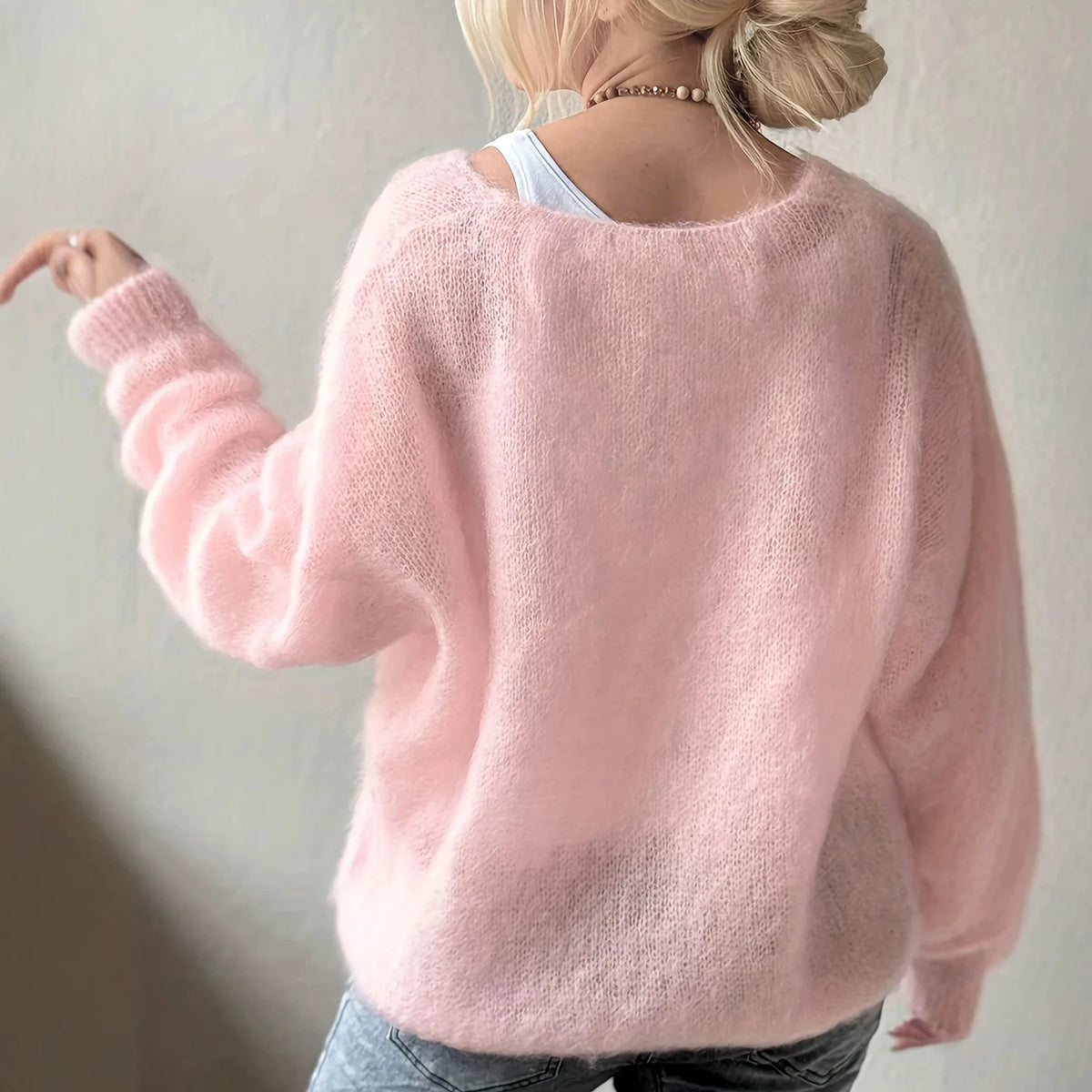Women's Adriana | Women's Soft Plush Knitted Jumper