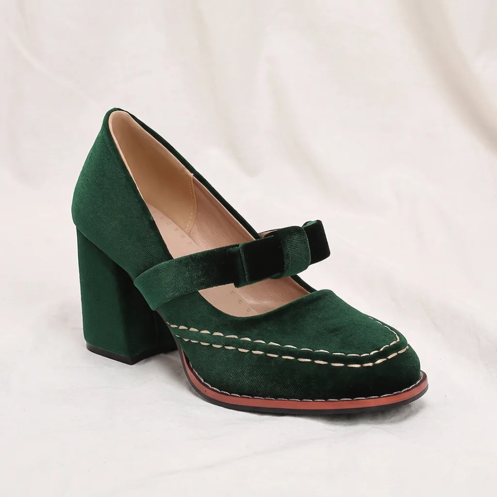 Women's Emilia Bow Heeled Pumps