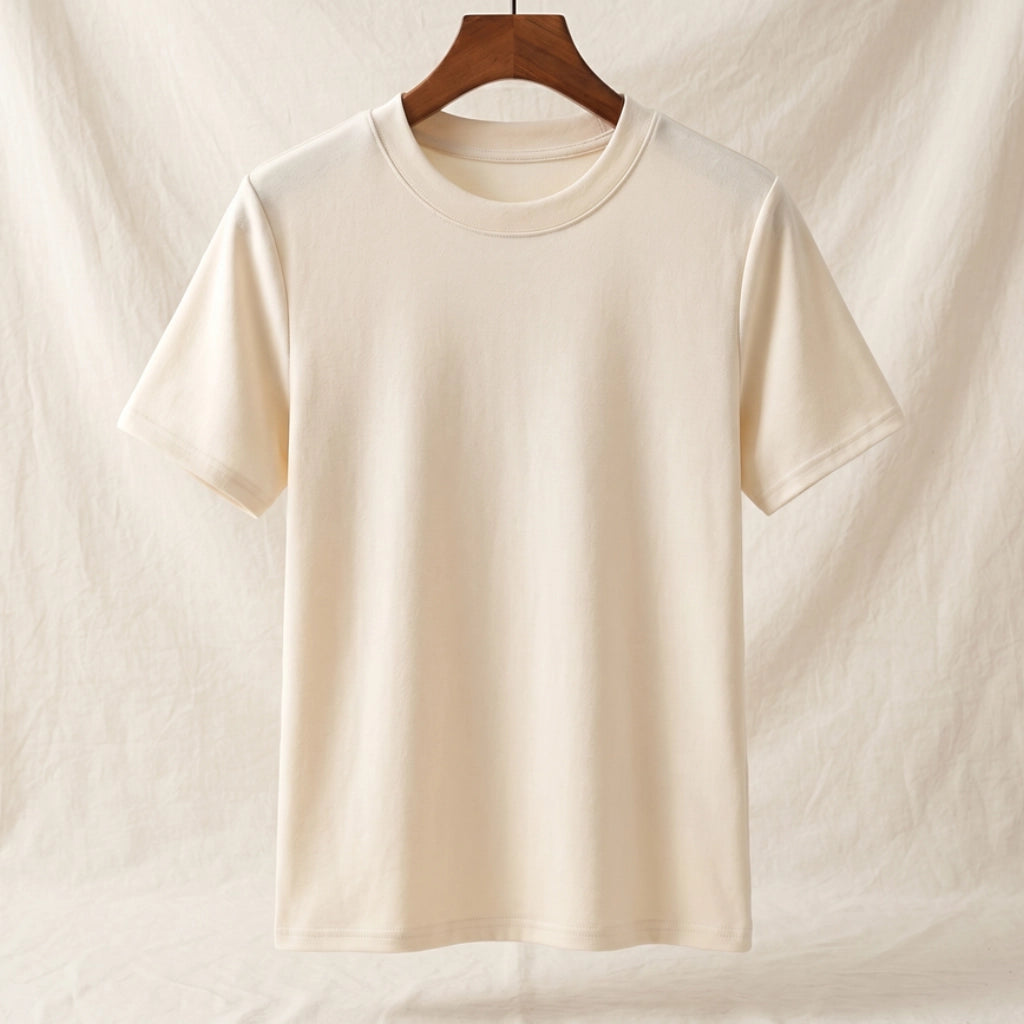 Clara Classic Tee - Color:Apricot;Size:S