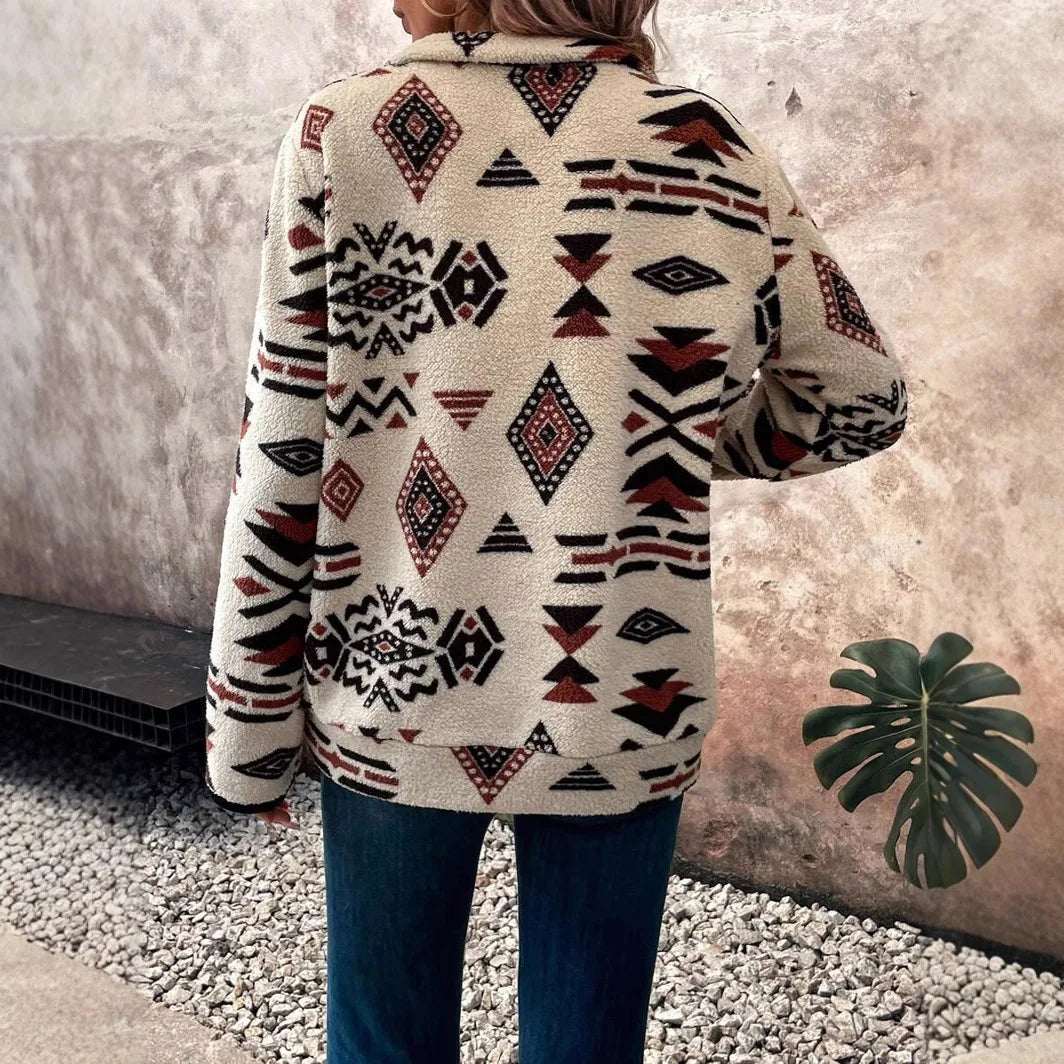 Women's Arabella | Women's Aztec-Print Quarter-Zip Pullover