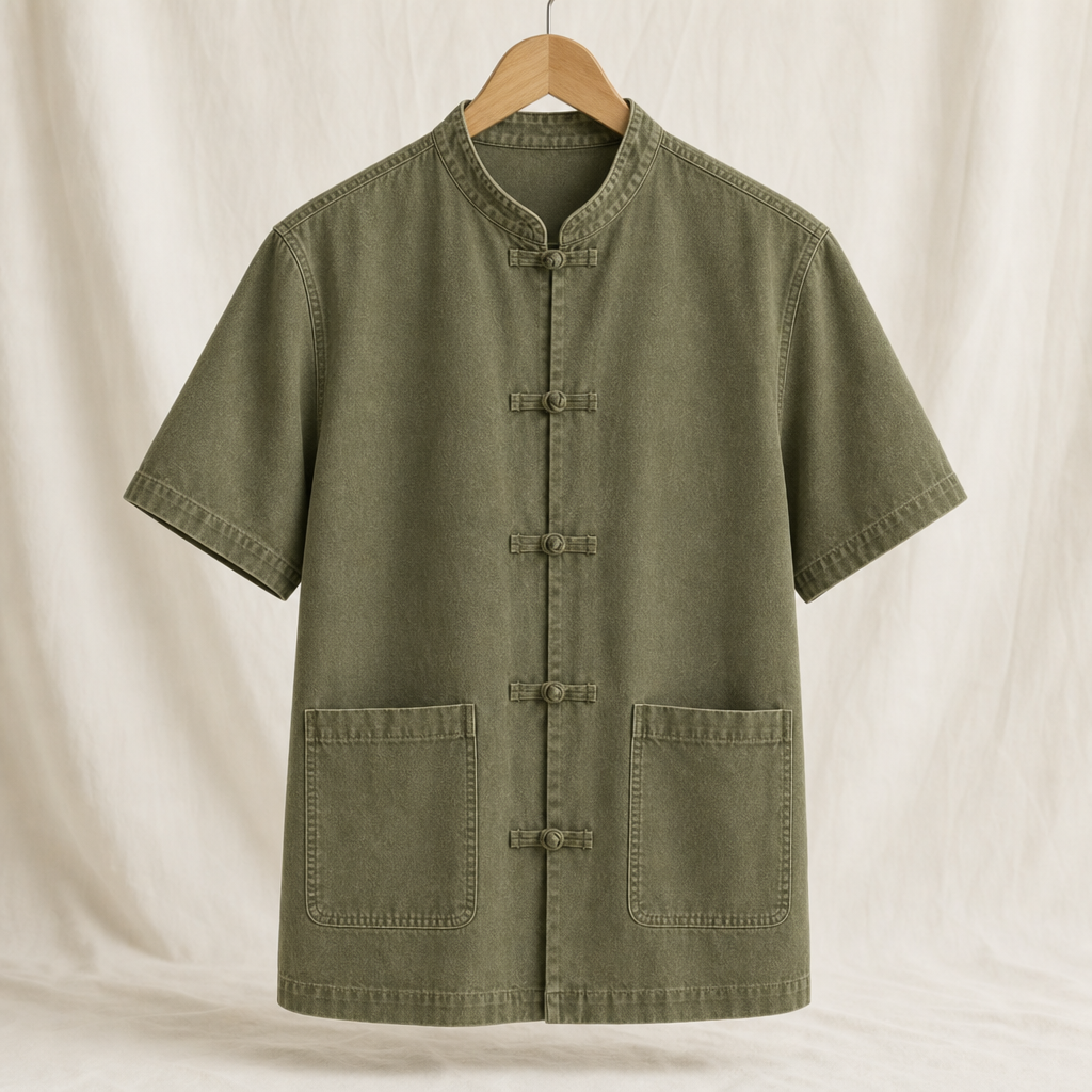 Geoffrey | Mens Cotton Long Sleeve Shirt