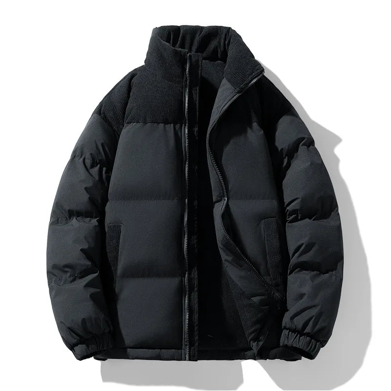 Aspen | Men's Winter Puffer Jacket - Black