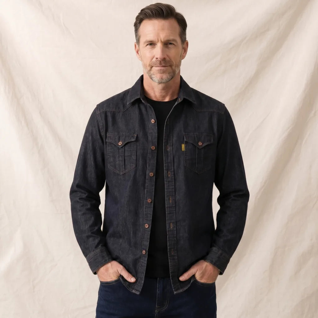 Barrett Cotton Denim Shirt