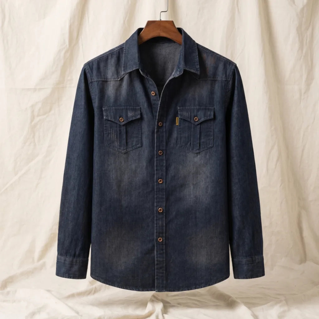 Barrett Cotton Denim Jackets - Color:Navy;Size:XS