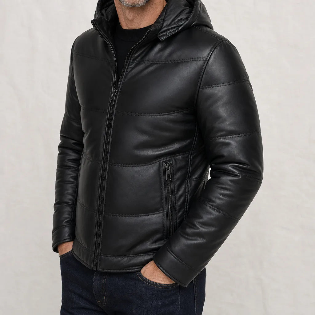 Men's Black Bartlett Sheepskin Down Jacket