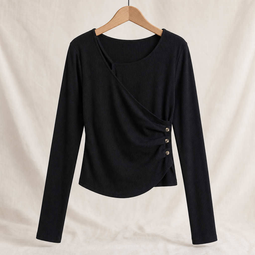 Aria Quinn | Womens Slim Long Sleeve Top