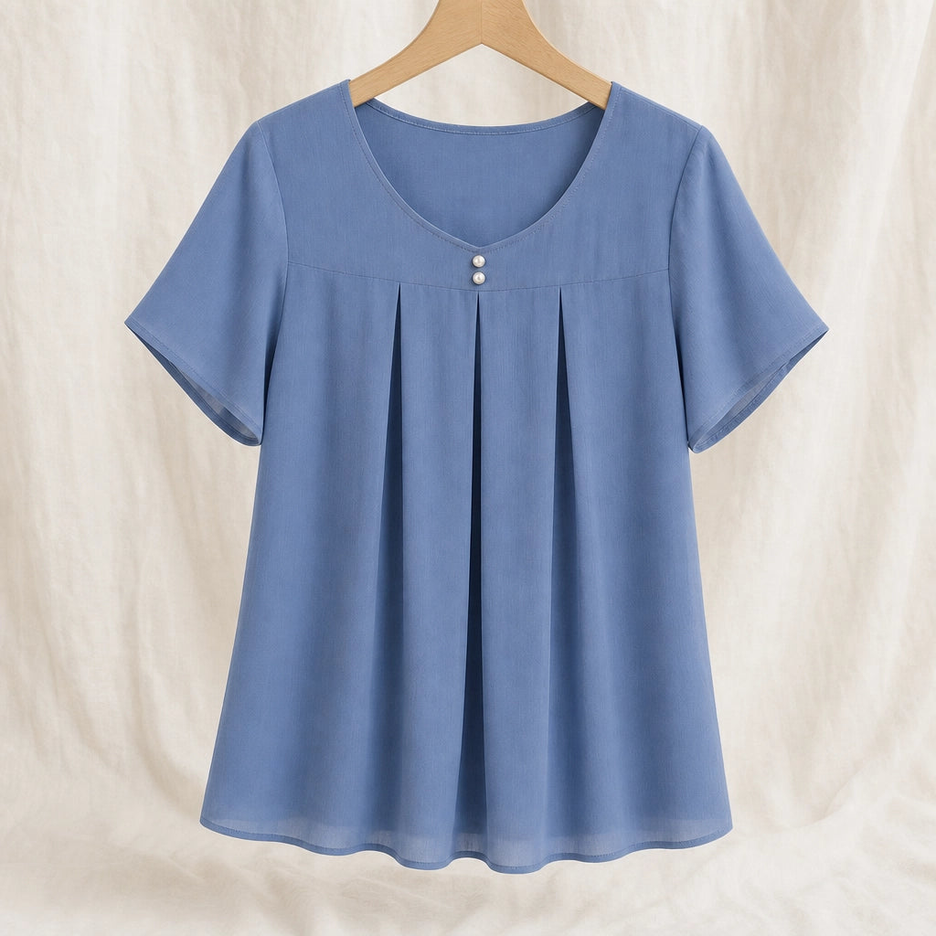 Chandler Summer Pullover - Color:Blue;Size:M