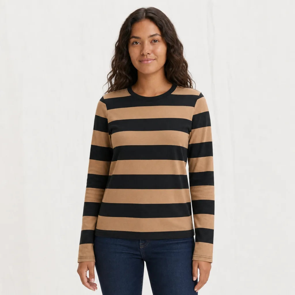 Women's Camilla Striped Long-Sleeve Top