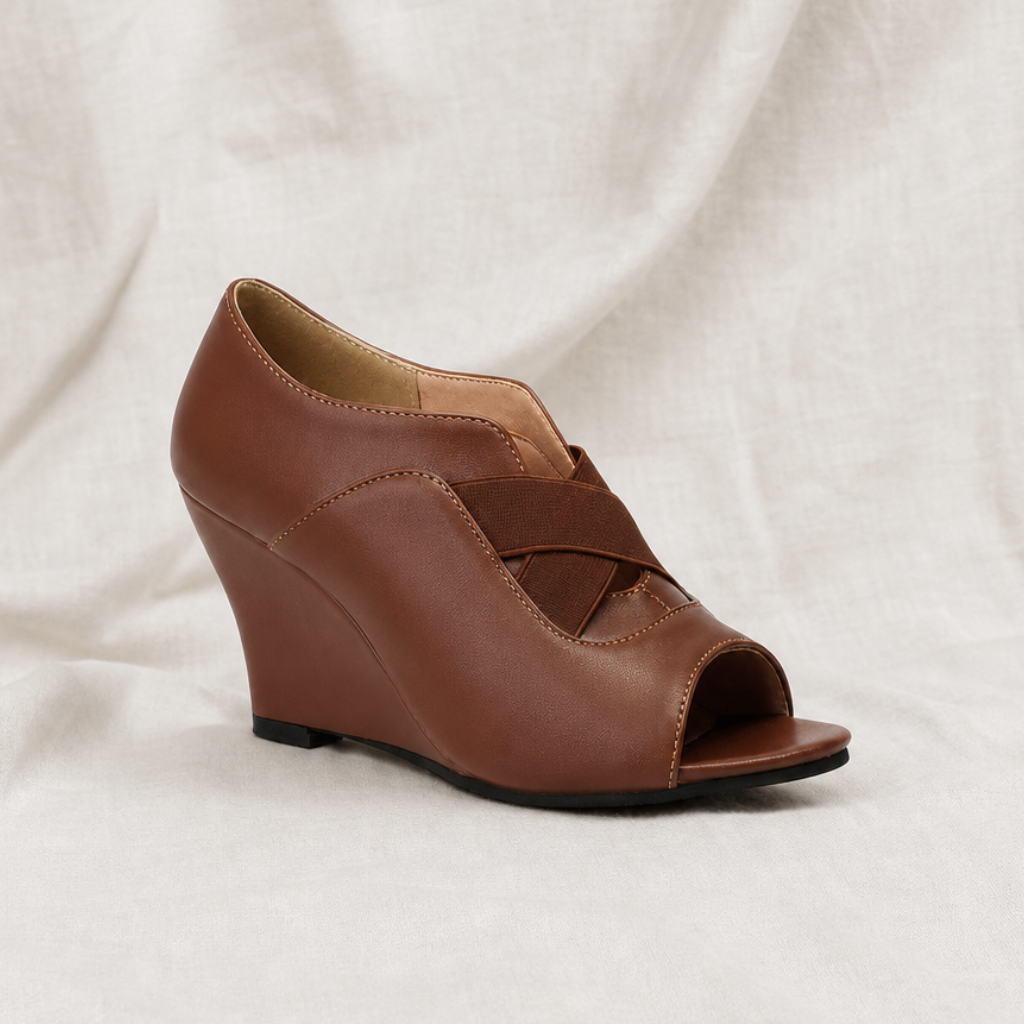 Alessia | Womens Peep Toe Wedge Sandals
