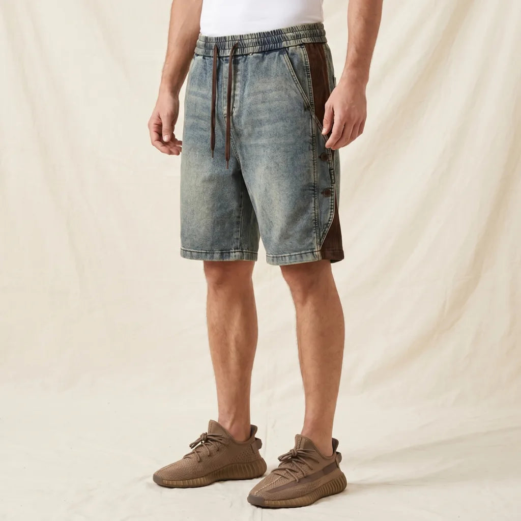 Men's Conrad Drawstring Denim Shorts