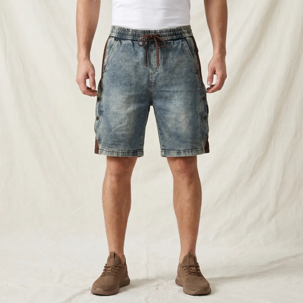 Men's Conrad Drawstring Denim Shorts