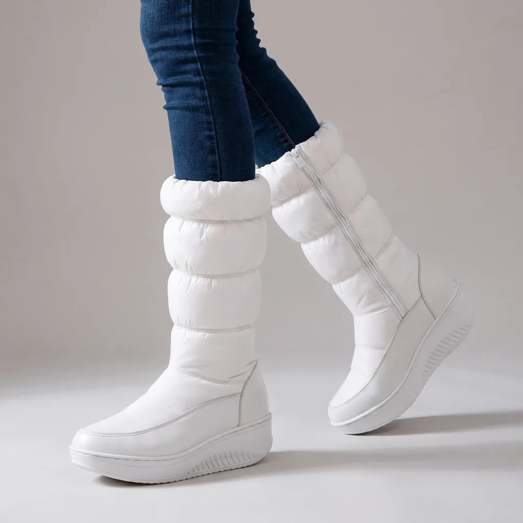 Dana | Women's Orthopaedic Winter Boots - Color:Beige;Size:35