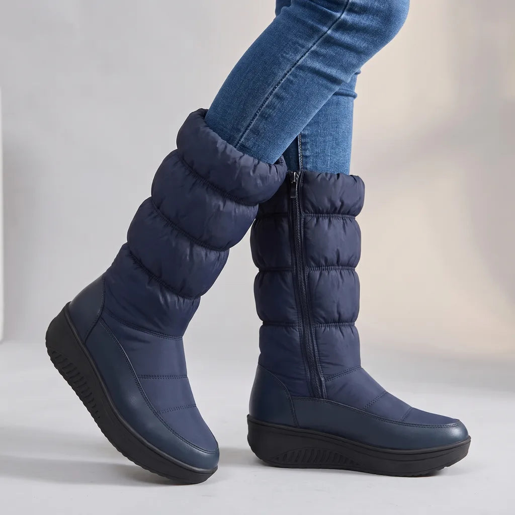 Dana | Women's Orthopaedic Winter Boots - Color:Blue;Size:35