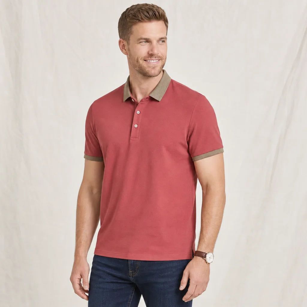 Wren Cotton Knit Polo Shirt