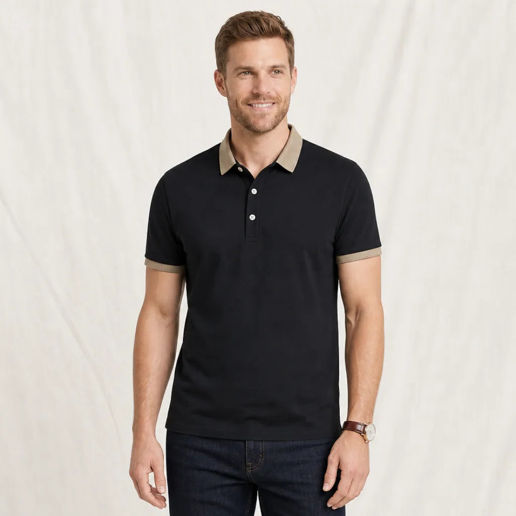 Wren Cotton Knit Polo Shirt