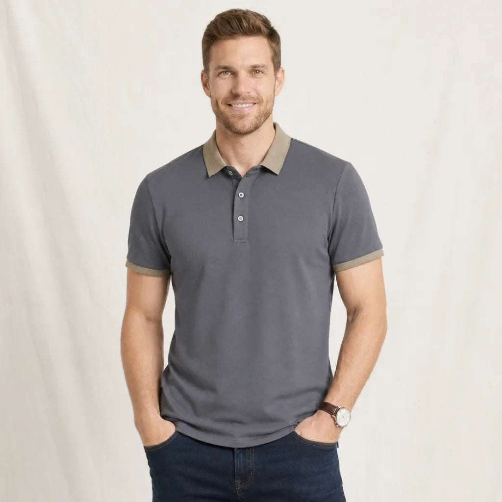 Wren Cotton Knit Polo Shirt