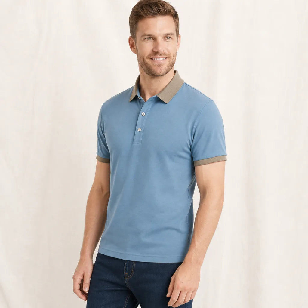 Wren Cotton Knit Polo Shirt