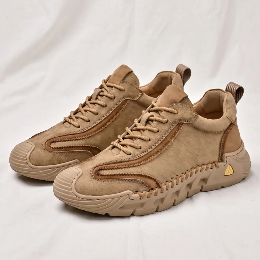 Donovan Trail Sneakers - Color:Brown;Size:38