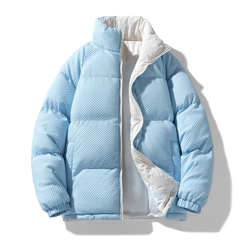Duncan | Men's Quilted Puffer Jacket - Color:Glacier Blue;Size:XS
