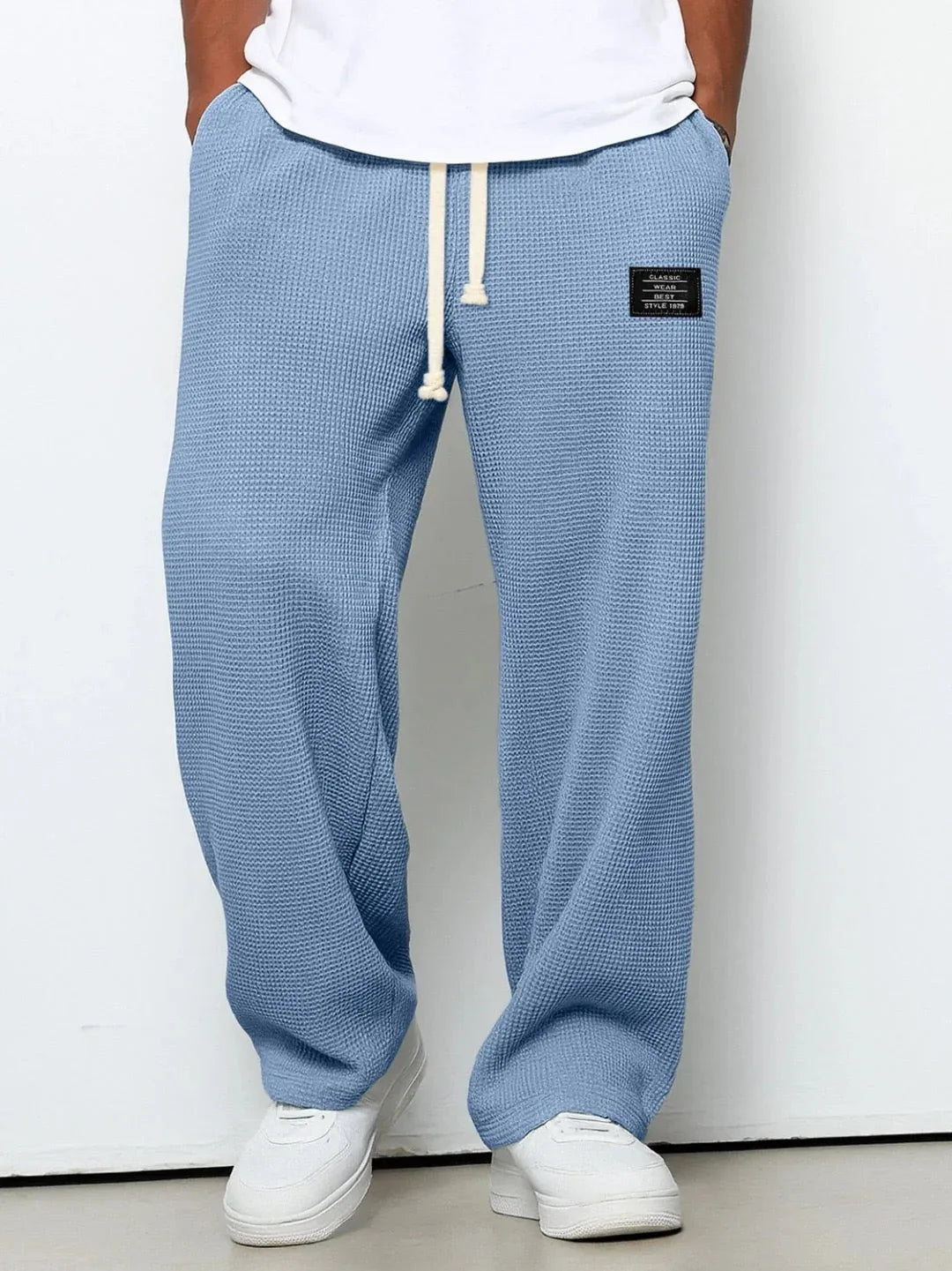 Easton | Men's Relaxed Trousers - Size:XS;Color:Sky Blue