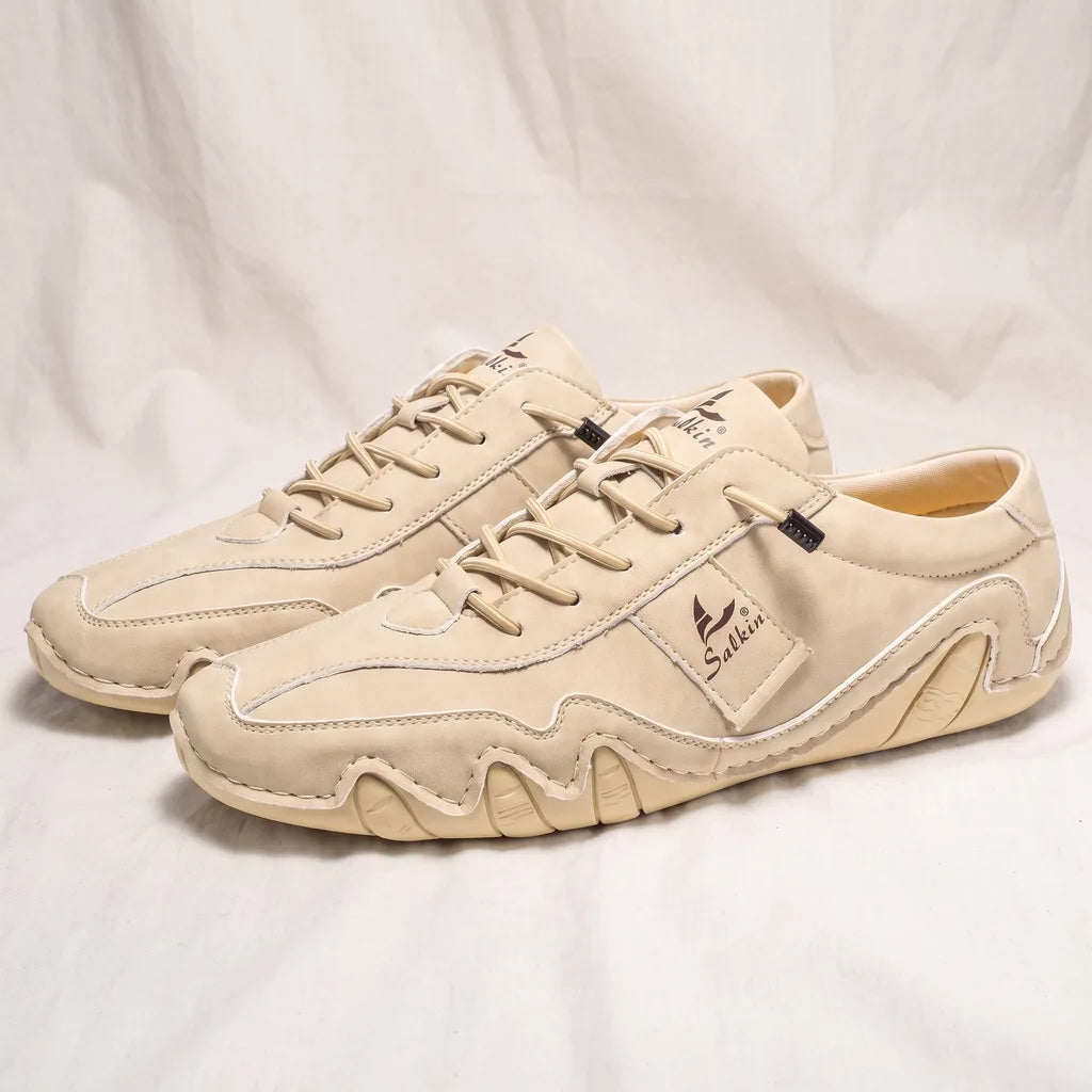 Men's Beige Nola Lightweight Driving Loafers