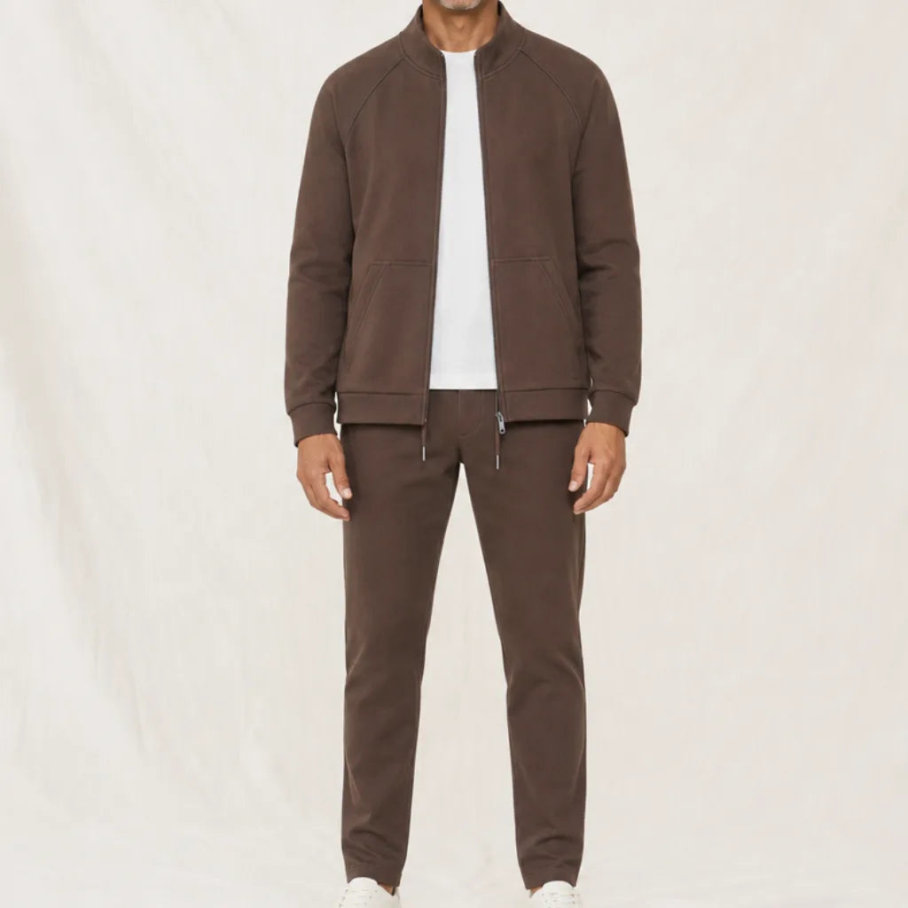 Endicott Mens Tracksuit - Color:Brown;Size:S
