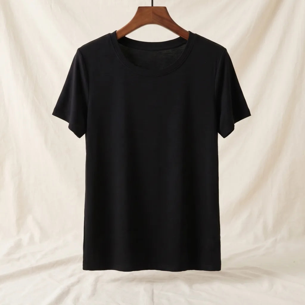 Eve Crewneck Shirt - Color:Black;Size:M