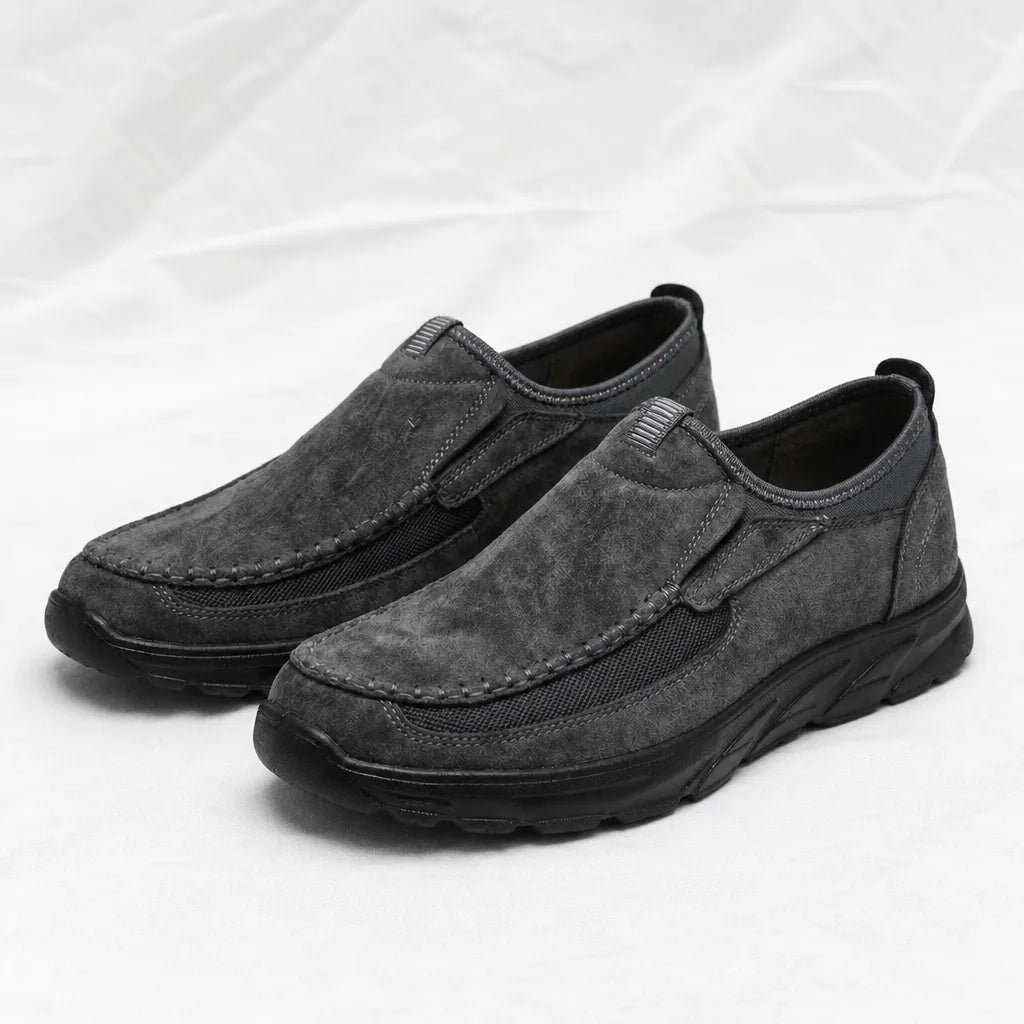 Everett Slip-Ons - Color:Gray;Size:39