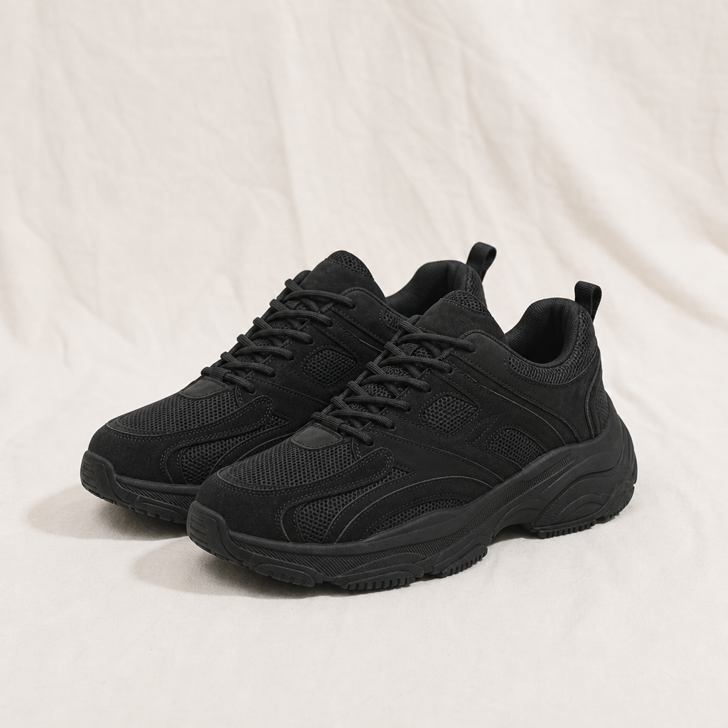David | Mens Chunky Mesh Trainers