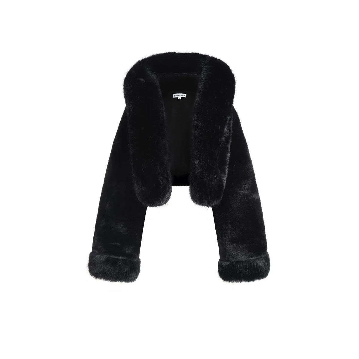 Fiona | Women's Hooded Faux Fur Winter Jacket - Black