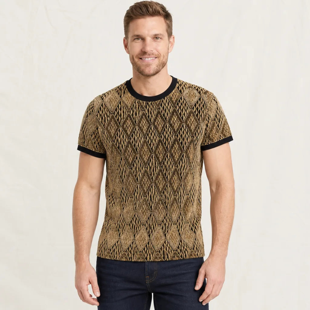 Men's Garland Mesh Knit T-Shirt