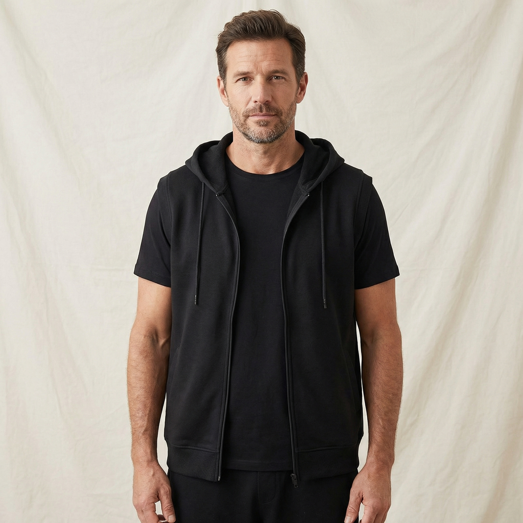 Barrett Cotton Hooded Vest