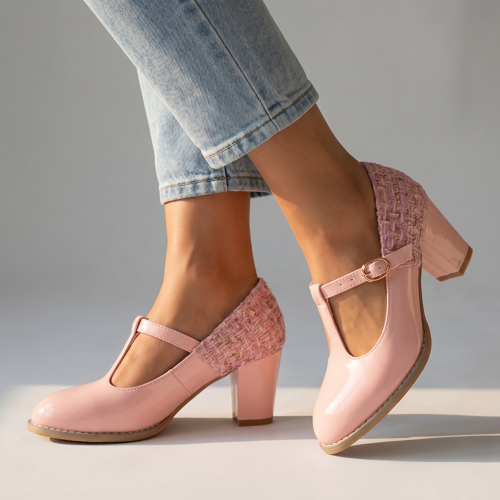 Marlene | Womens Mary Jane Block Heels