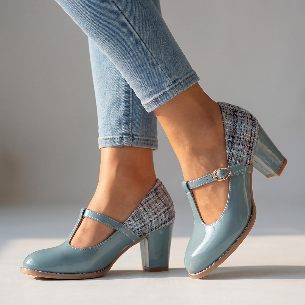 Marlene | Womens Mary Jane Block Heels
